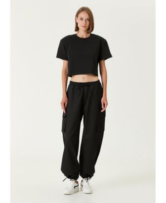 Women's Padded Shoulder Cotton T-Shirt