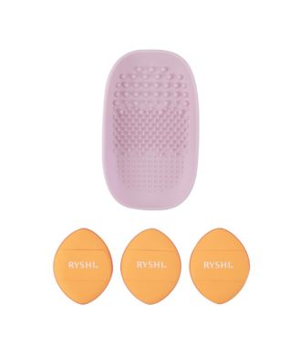 Precision & Care Beauty Bundle: Finger Beauty Blenders + Brush Cleaning Tool