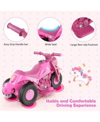 6V Kids Electric Ride on Motorcycle with Bubble Maker and Music