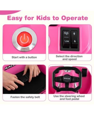 12V Electric Cleaning Go Kart with Detachable Mop and Remote Control