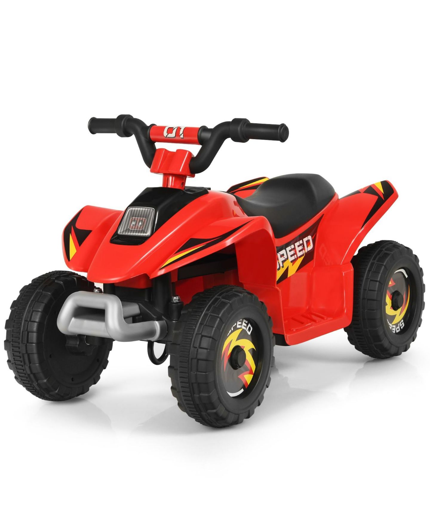 Детская игрушка SUGIFT 6V Kids Electric Ride On ATV with Four Wear-Resistant Wheels, 44 lb Capacity, Ages 18-36 Months, цвет: Красный — фото 6