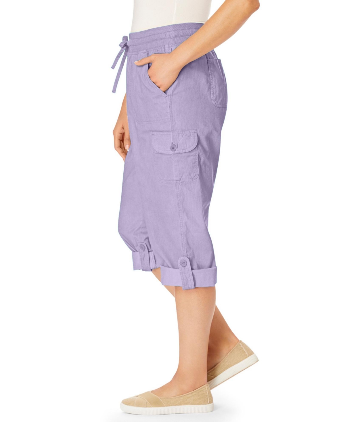 Woman Within Women's Convertible Length Cargo Bermuda/Short