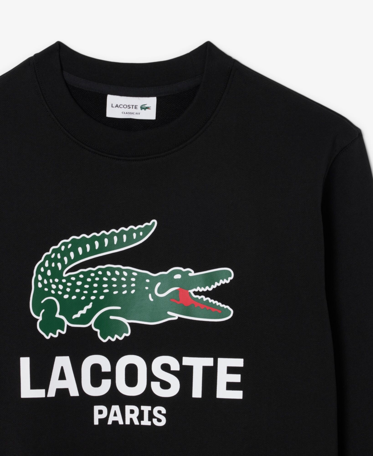 Lacoste Men's Crocodile Print Crewneck Sweatshirt