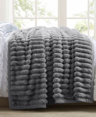 Ultra Plush Raschel Mink Blanket, Twin/Full