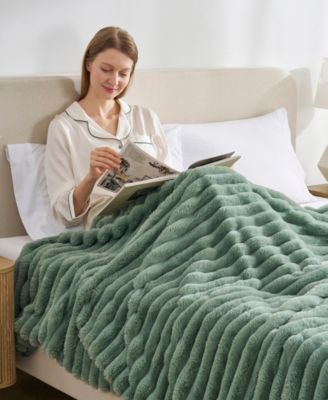 Ultra Plush Raschel Mink Blanket, Twin/Full