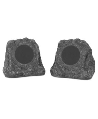 Pair of Wireless Waterproof Rechargeable Bluetooth Outdoor Rock Speakers