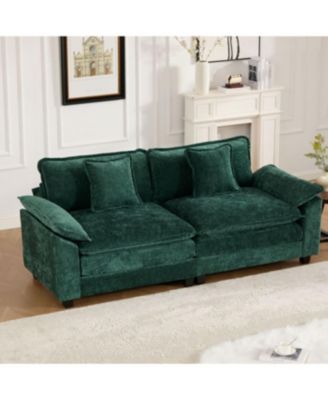 Cloud Couch: Ultimate Comfort Chenille Sofa with Ergonomic Support