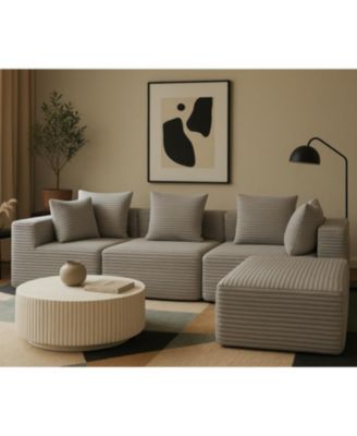 Streamdale Compressed Sofa:Magic Cube Sofa-YKX-33001-Grey