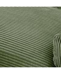 Streamdale Oversized Cloud Modular Sectional Couch, Premium Soft Corduroy, Green