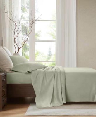 Sateen 400-Thread Count Cotton 4-Pc. Sheet Set, Cal King