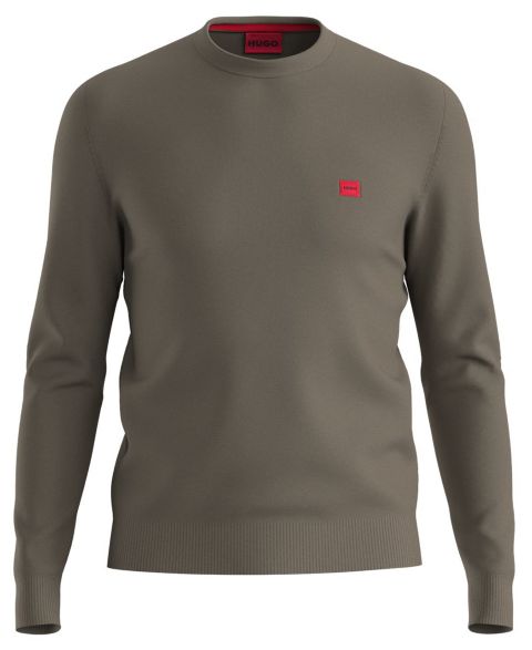 Мужской свитер Hugo Boss San Cassius Logo, цвет: Средний серый