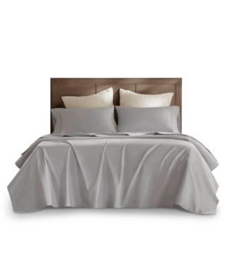 Sateen 400-Thread Count Cotton 4-Pc. Sheet Set, King