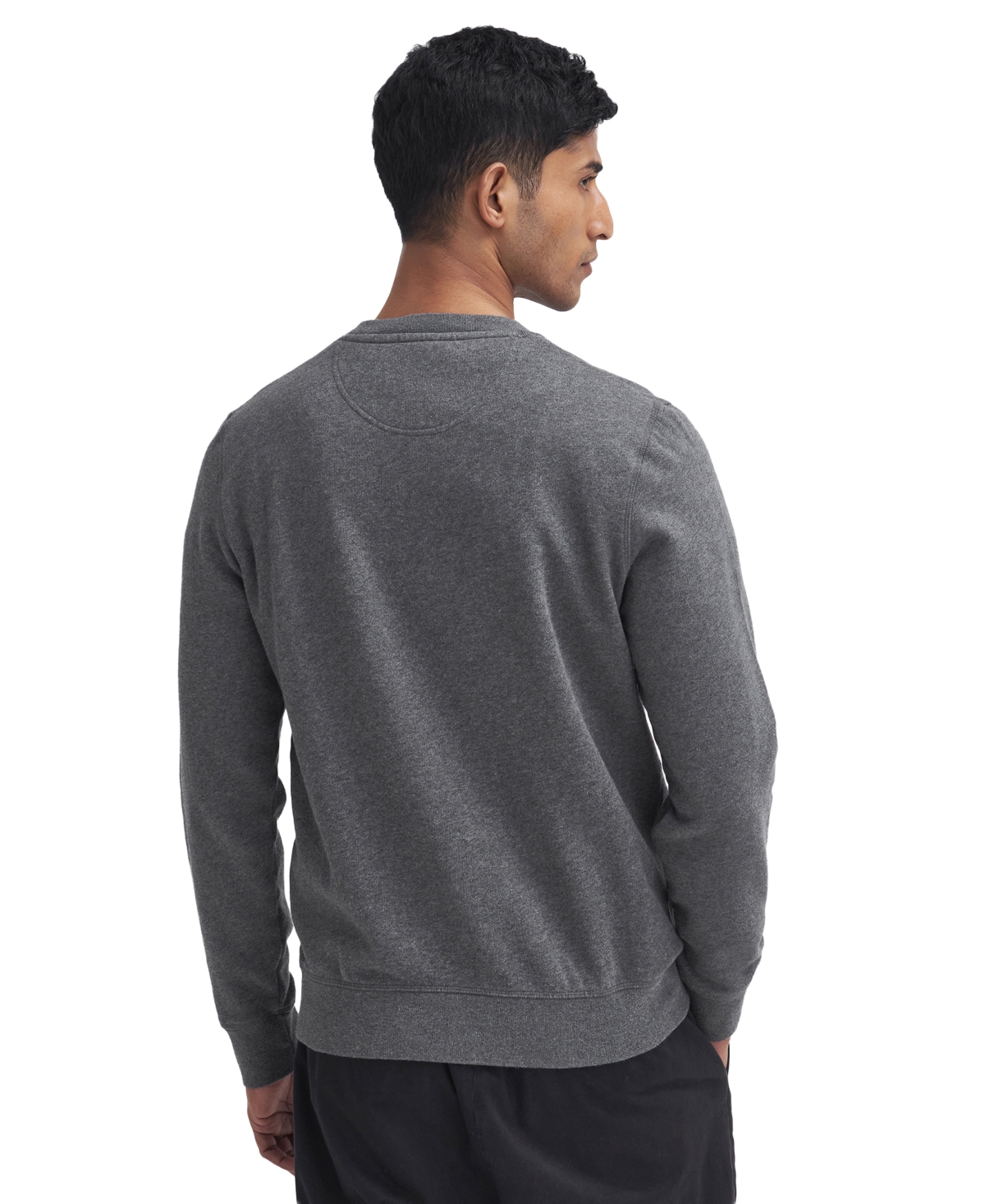 Barbour Men's Logo Applique Detail Crewneck Sweatshirt