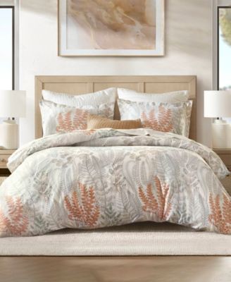 Botanical Floral 3-Pc. Duvet Cover Set, King