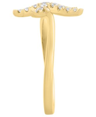 Diamond Ring (1/4 ct. t.w.) in 14k Yellow Gold