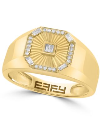 Diamond (1/8 ct. t.w.) Ring in 14k Yellow Gold