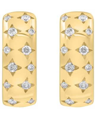 Diamond Earrings (1/2 ct. t.w.) in 14k Yellow Gold