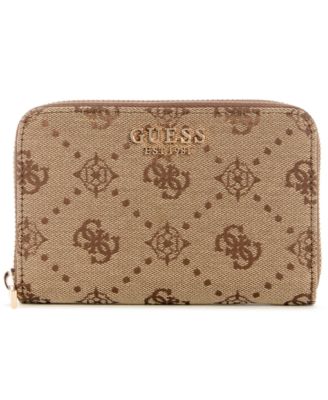 Melinda Logo Zipper Closure Wallet