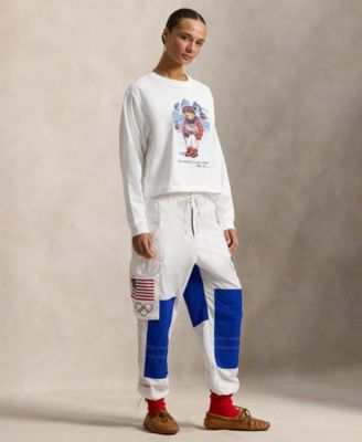 Women's Team USA Polo Bear Long-Sleeve Tee