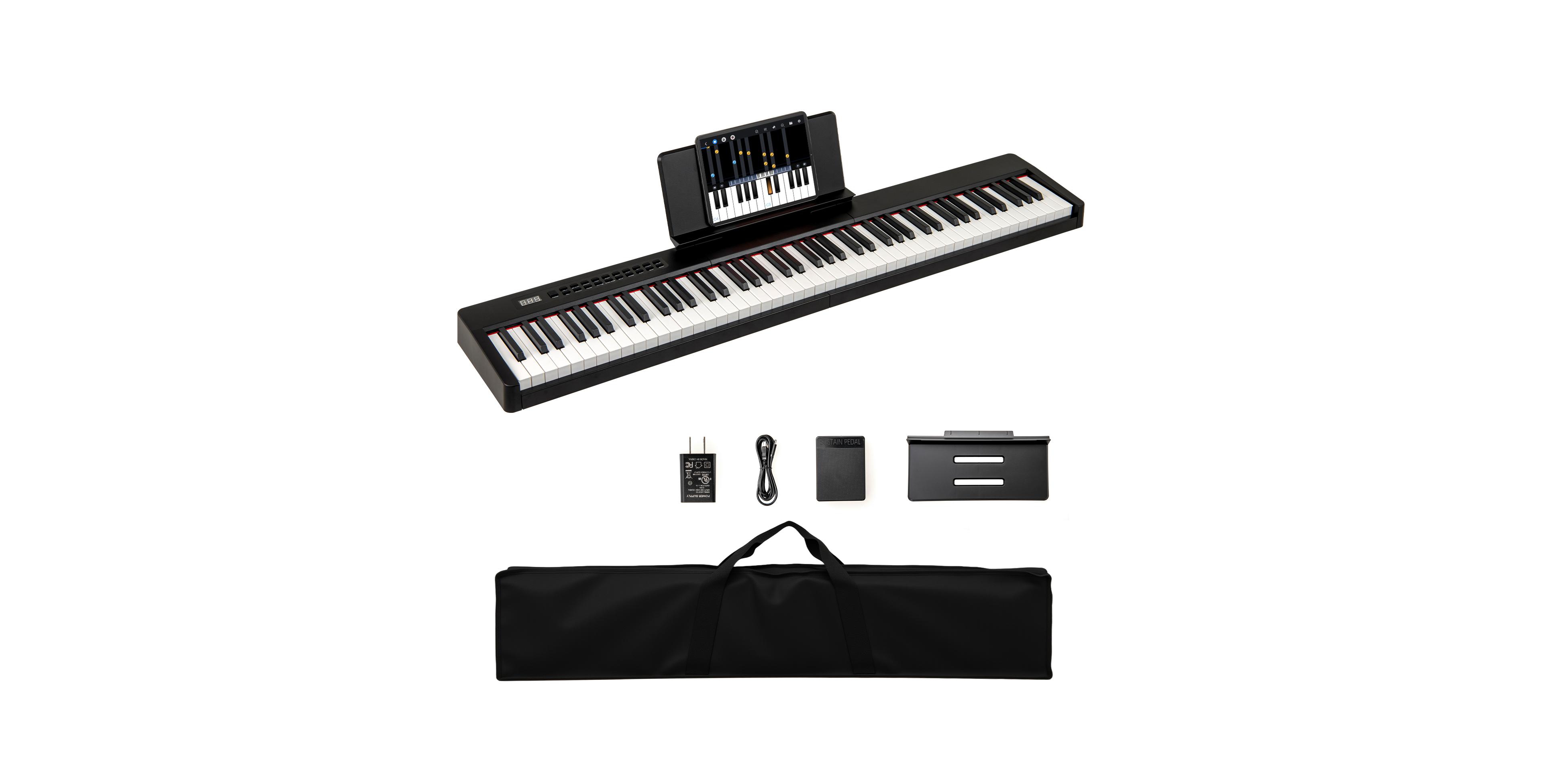 88-Key Full-Size Digital Piano Keyboard with Dual Speakers