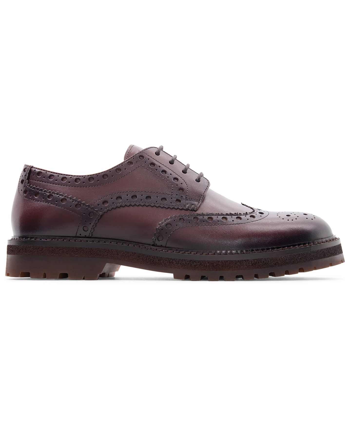 Обувь Anthony Veer Men's Prescott Wingtip Derby Round-Toe Shoe, цвет: Коричневый — фото 2