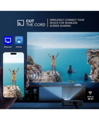 Luma 350 Smart Projector, Portable Pico Projector with 60" Screen, Case, Tripod & Remote