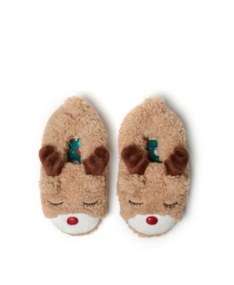 Men's Unisex Adult Animal Closed Back House Slipper - Santa