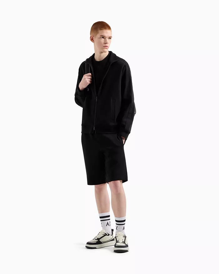 Men's Regular-Fit Logo Tape Full-Zip Track Jacket - thumbnail 3