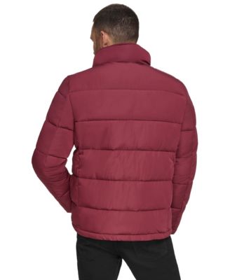 Men's Puffer With Set In Bib Detail, Created for Macy's