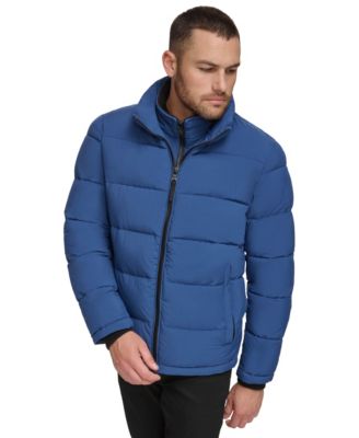 Men's Puffer With Set In Bib Detail, Created for Macy's