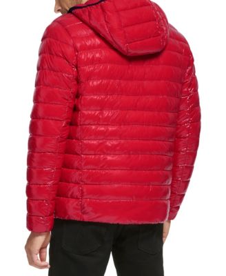 Men's Hooded & Quilted Packable Jacket