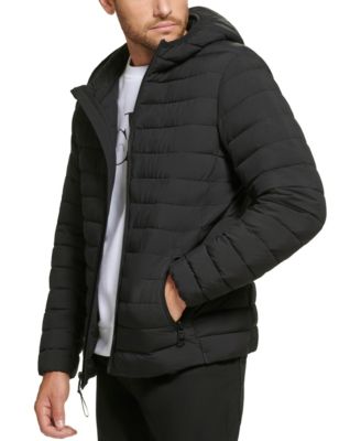 Men's Hooded & Quilted Packable Jacket