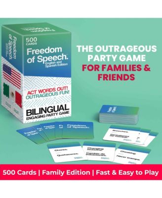 Juegos de Mesa en Espanol para la Familia – 500 Bilingual Spanish & English Card –Great for Game Nights
