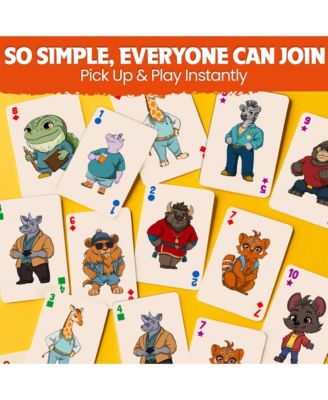 Crazy 8 Card Games for Kids  Fun Family Game with Cute Animals, Playdates, Family Time