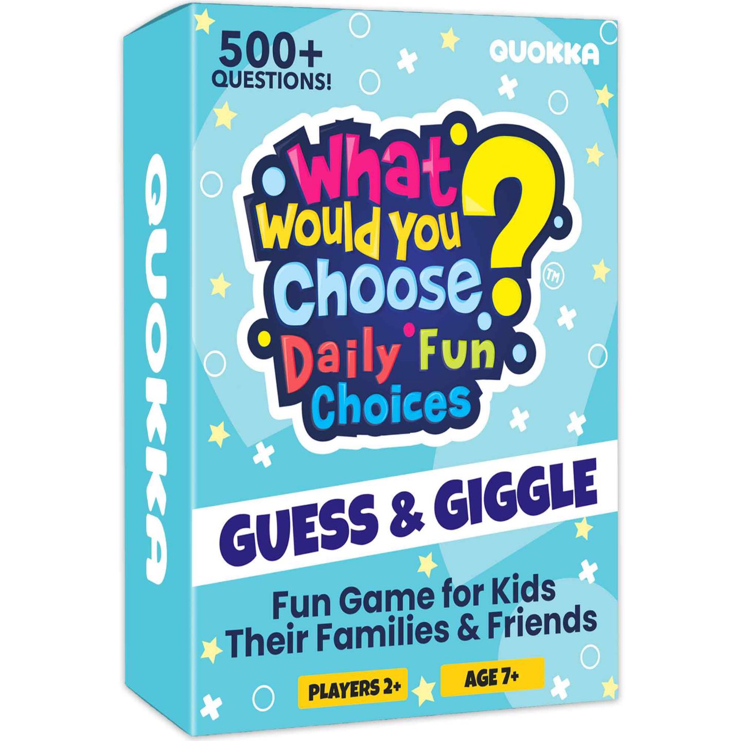 Детская карточная игра Quokka What Would You Choose 500+ Travel & Vacation Card Game, Ages 5+, цвет: Day-To-Day Events — фото 1