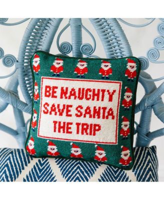 Furbish Needlepoint Pillow – Holiday Collection