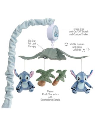 Disney Stitch Musical Baby Crib Mobile Soother Toy