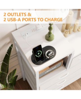 1 PC MDF Furniture Storage Cabinet, 9-Drawer Organizer Dresser for Bedroom