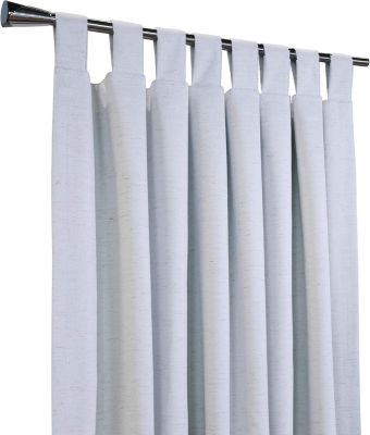 Ventura Tab Top Window Curtain Panel Pair 52" x 63", White