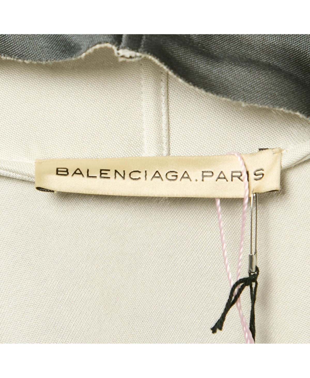 Pre-Owned Balenciaga Women's Grey Jersey Cowl Neck Sleeveless Short Dress