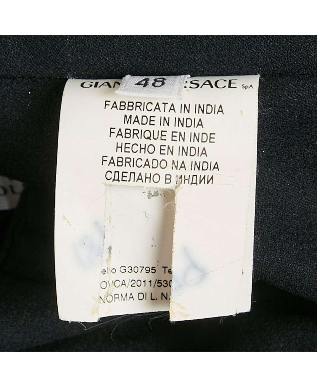 Pre-Owned Versace Women's Collection Black Embellished Crepe One-Shoulder Maxi Dress