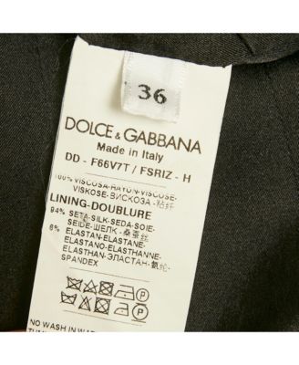 Women's Black Printed Silk Midi Dress