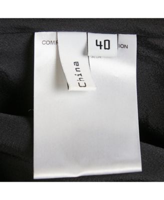 Women's Black Silk Halter Neck Asymmetric Dress