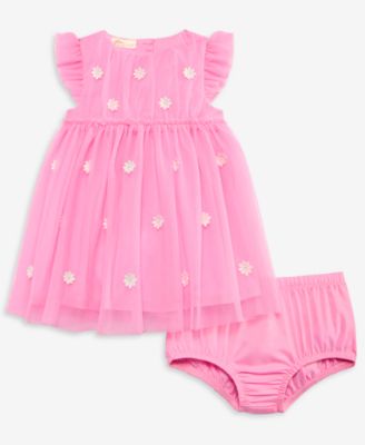 Baby Girls' Embroidered Tulle Dress