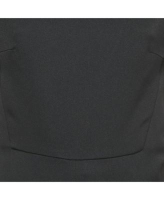 Women's Black Crepe Shift Dress