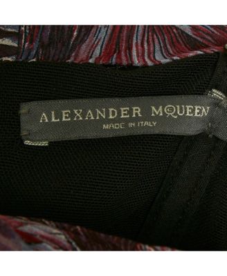 Women's Purple Printed Strapless Midi Dress