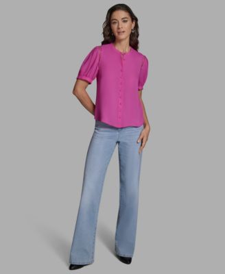 Women's Button Front Top