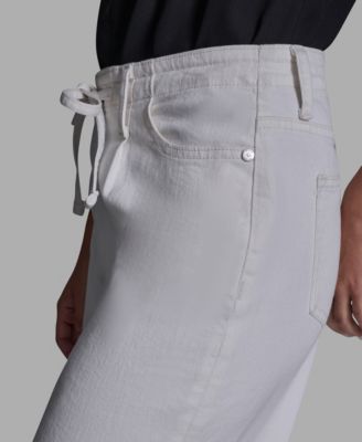 Women's Straight Leg Tie Waist Jeans