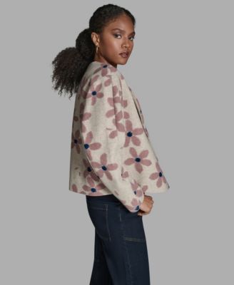 Women's Floral Printed Wrap Jacket
