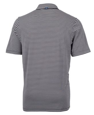 Virtue Eco Pique Stripe Recycled Mens Tall Polo Shirt